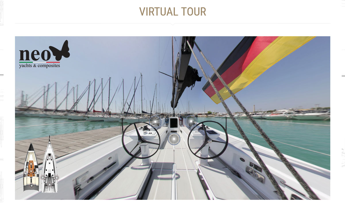 Virtual Tour - Boat Page Neo Yachts.