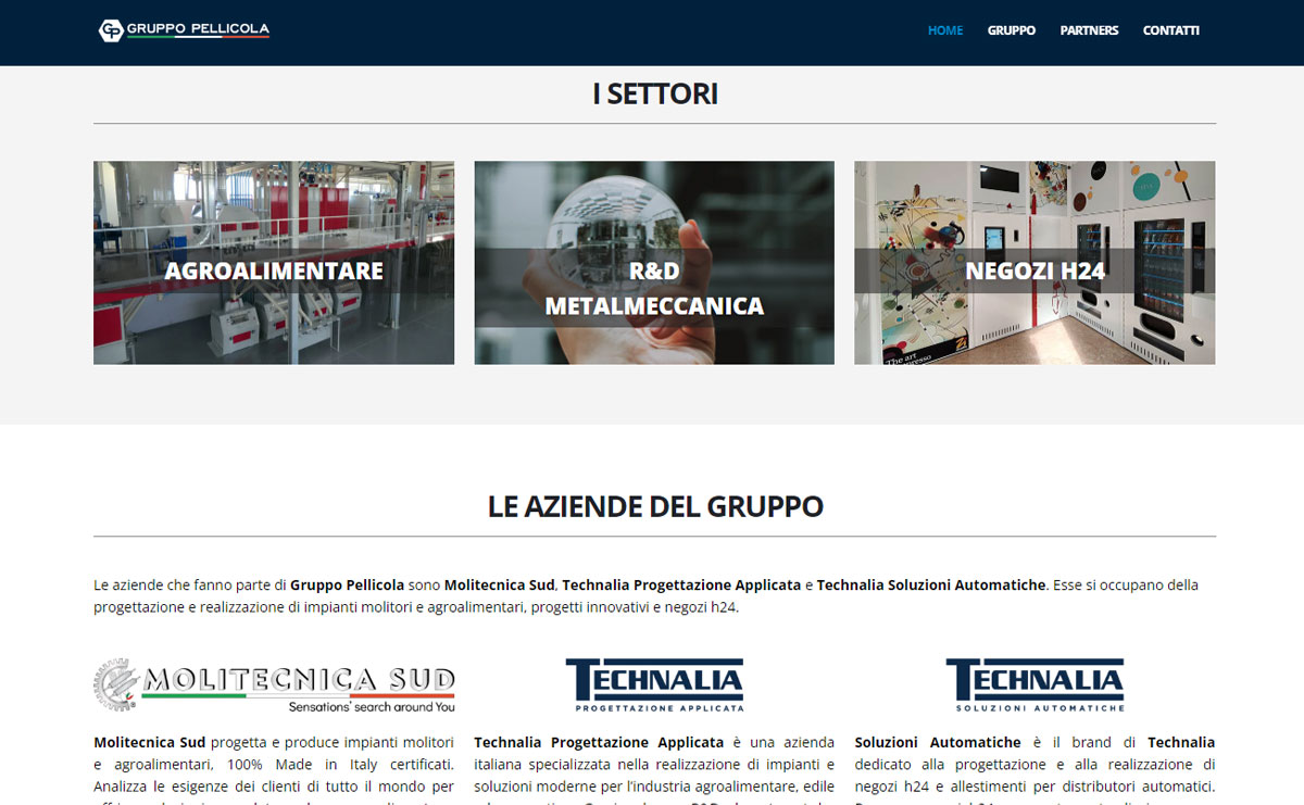 Gruppo Pellicola – Corporate Site
